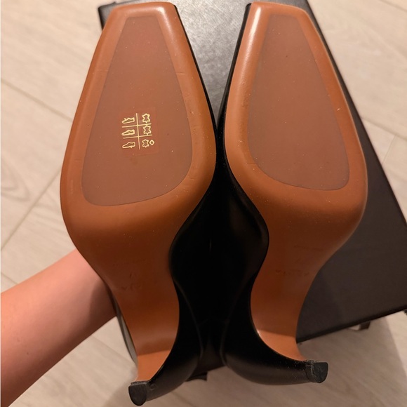 Alaia Black Open Toe Mules Size 37 - Picture 3 of 3